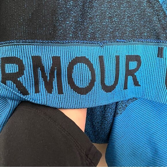 Under Armour Fitted Vanish Seamless Layer Heatgear in Blue Circuit Size Medium - Picture 10 of 12